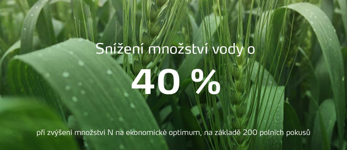 Decrease water use by 40%